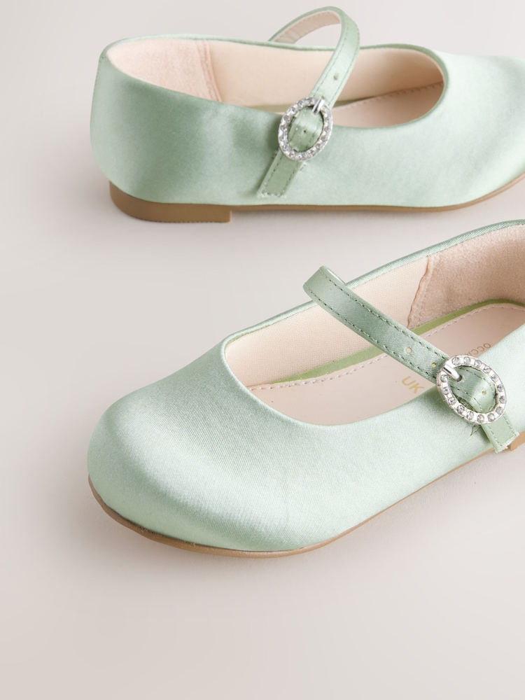 Green Standard Fit (F) Flower Girl Occasion Mary Jane Shoes - Image 5 of 5 Green Standard Fit (F) Flower Girl Occasion Mary Jane Shoes - Image 5 of 5