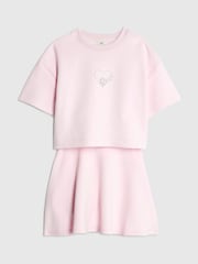 River Island Pink Premium Essential Skirt Set - Image 3 of 5