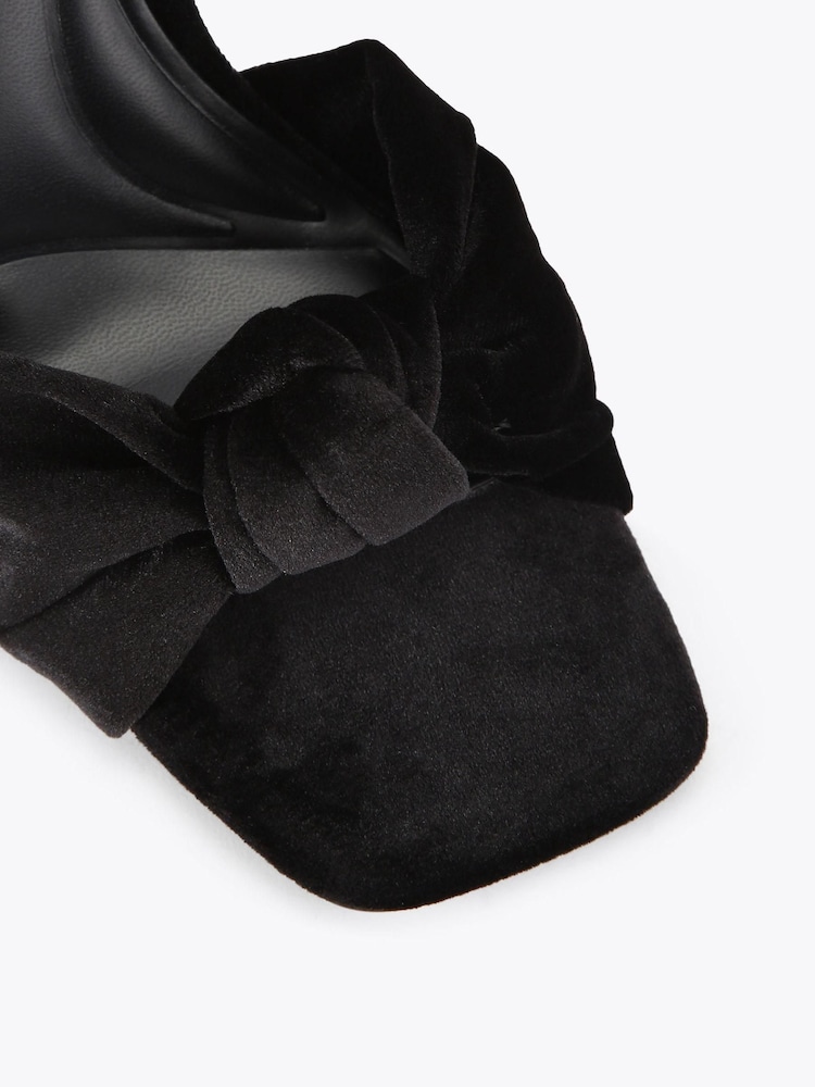 KG Kurt Geiger Black Signet Sandals - Image 2 of 4