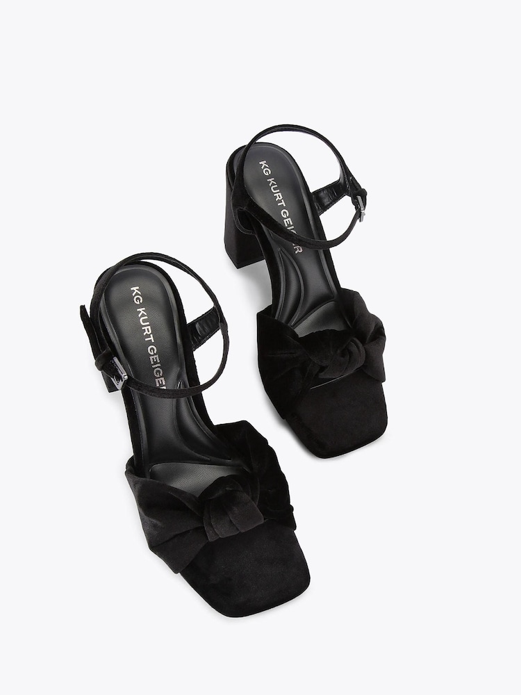 KG Kurt Geiger Black Signet Sandals - Image 4 of 4 KG Kurt Geiger Black Signet Sandals - Image 4 of 4