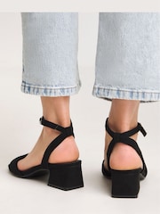 Simply Be Black Barely There On Low Block Heel - Image 3 of 8