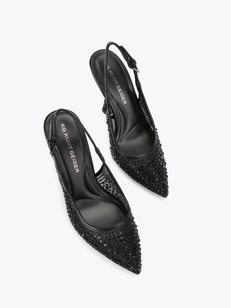 KG Kurt Geiger Black Gem Shoes - Image 2 of 4 KG Kurt Geiger Black Gem Shoes - Image 2 of 4