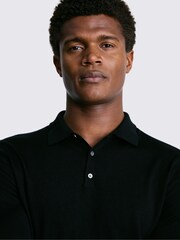 MOSS Merino Blend Polo Shirt - Image 3 of 6