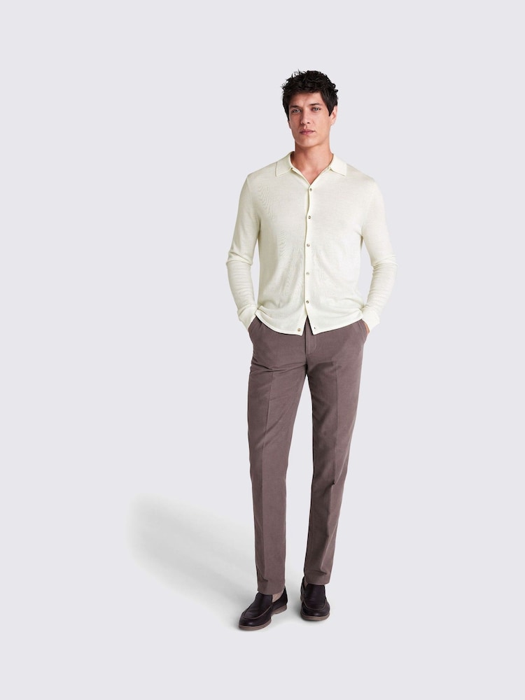 MOSS Merino Blend Button Through Shirt - Image 2 of 6 MOSS Merino Blend Button Through Shirt - Image 2 of 6