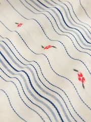 Floral Stripe Pullon Wide Leg Trousers (3-16yrs) - Image 8 of 9