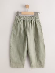 Khaki Green Textured Pullon Trousers (3-16yrs) - Image 4 of 7