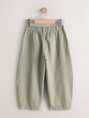 Khaki Green Textured Pullon Trousers (3-16yrs) - Image 5 of 7