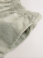 Khaki Green Textured Pullon Trousers (3-16yrs) - Image 6 of 7