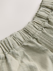Khaki Green Textured Pullon Trousers (3-16yrs) - Image 7 of 7