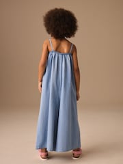 Denim Strappy Playsuit (3-16yrs) - Image 2 of 8