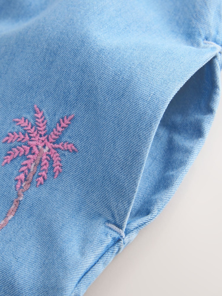 Denim Strappy Playsuit (3-16yrs) - Image 8 of 8