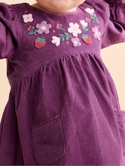 Purebaby Purple Blooms Dress - Image 2 of 7