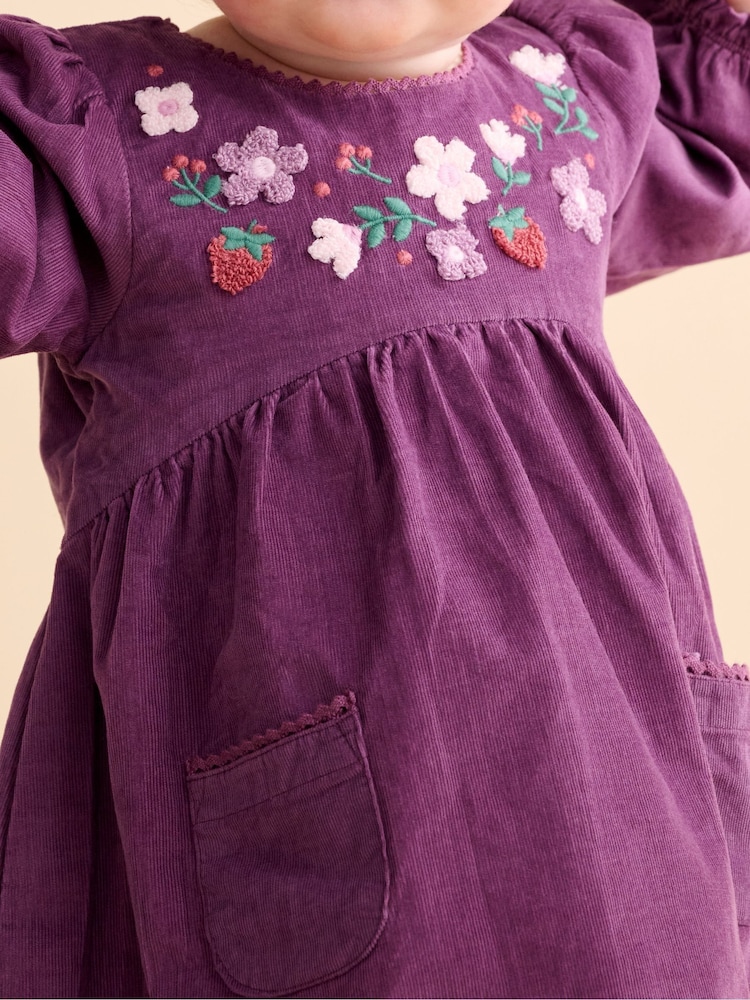 Purebaby Purple Blooms Dress - Image 2 of 7 Purebaby Purple Blooms Dress - Image 2 of 7