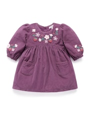 Purebaby Purple Blooms Dress - Image 4 of 7