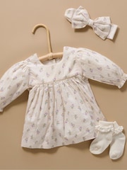 Purebaby Pink Primrose Dress - Image 5 of 6