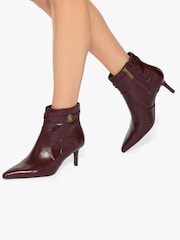 Kurt Geiger London Red Kensington Ankle 65 Boots - Image 1 of 5