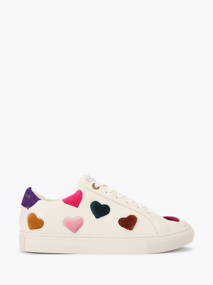 Kurt Geiger London Pink Lane Love Trainers - Image 1 of 4 Kurt Geiger London Pink Lane Love Trainers - Image 1 of 4