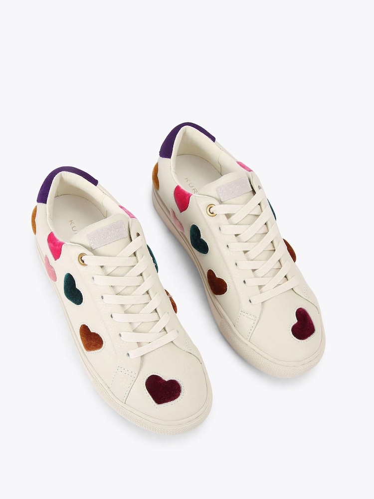 Kurt Geiger London Pink Lane Love Trainers - Image 2 of 4 Kurt Geiger London Pink Lane Love Trainers - Image 2 of 4