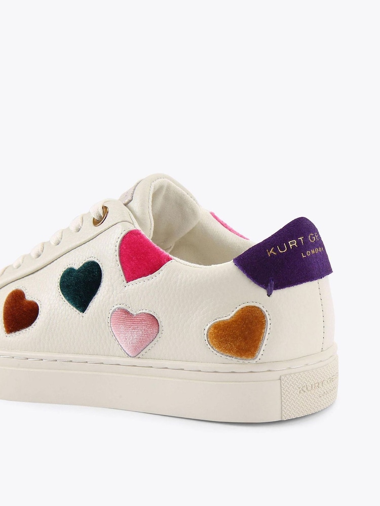 Kurt Geiger London Pink Lane Love Trainers - Image 4 of 4