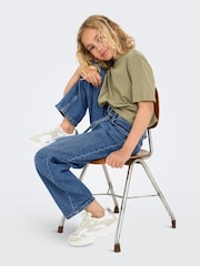 ONLY KIDS Blue Straight Leg Jeans - Image 3 of 6