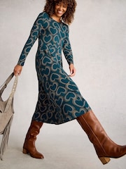 Vestido de malha Madeline da White Stuff - Imagem 1 de 6