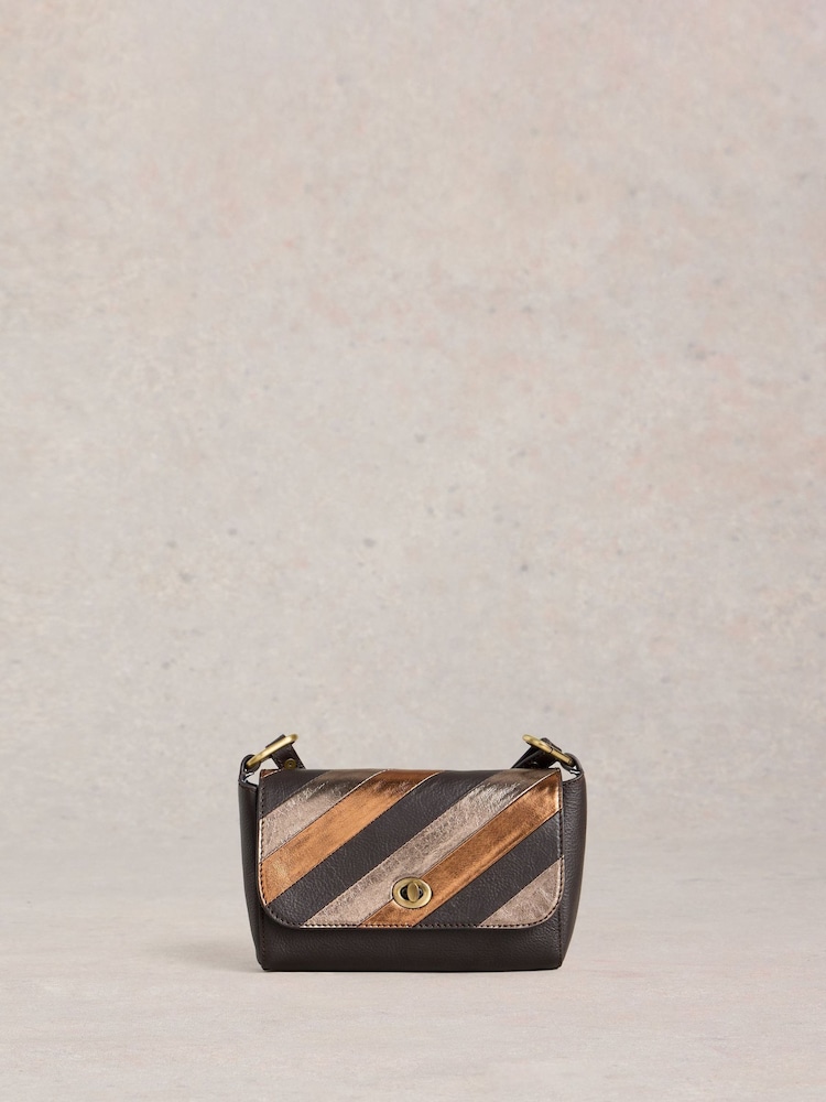 White Stuff Dark Brown Tilly Cross-Body Bag - Image 1 of 3 White Stuff Dark Brown Tilly Cross-Body Bag - Image 1 of 3