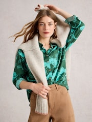 White Stuff Green Sophie Shirt - Image 2 of 6