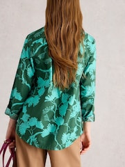 White Stuff Green Sophie Shirt - Image 3 of 6