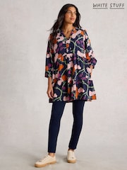 White Stuff Dark Blue Marta Indigo Tunic - Image 7 of 8
