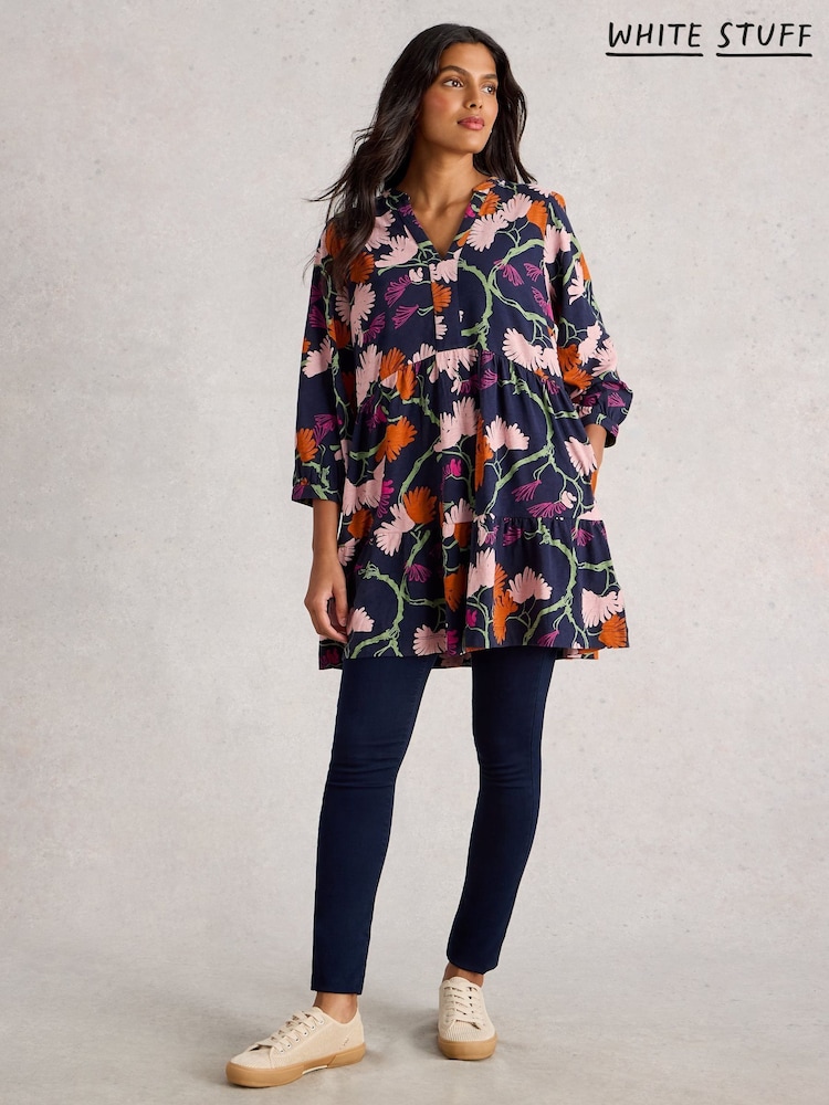 White Stuff Dark Blue Marta Indigo Tunic - Image 8 of 8 White Stuff Dark Blue Marta Indigo Tunic - Image 8 of 8