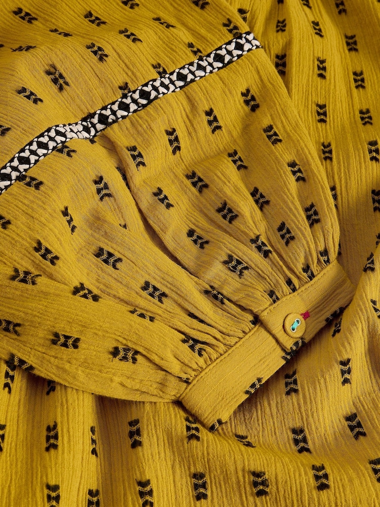 White Stuff Yellow Orla Embroidered Dress - Image 6 of 6 White Stuff Yellow Orla Embroidered Dress - Image 6 of 6