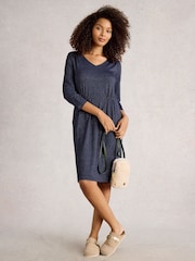 White Stuff Tallie Sparkle Jersey Dress - Imagem 1 de 6