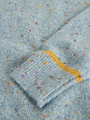 White Stuff Green Talia Nep Jumper - Image 6 of 6