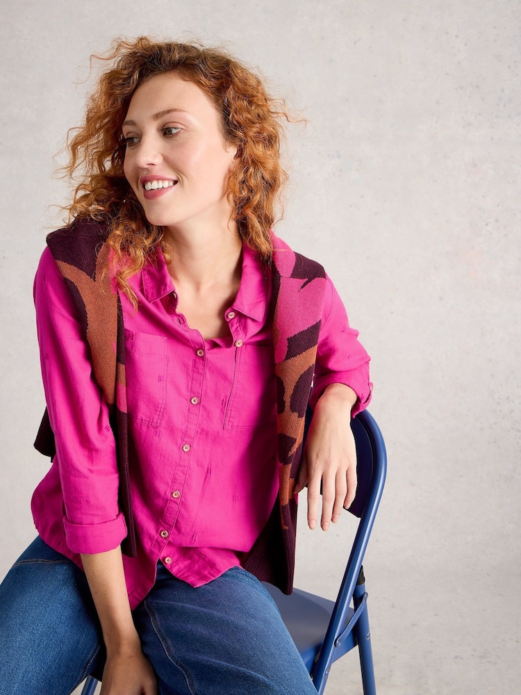 White Stuff Pink Sophie Shirt - Image 2 of 6