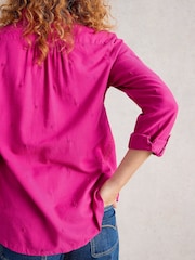 White Stuff Pink Sophie Shirt - Image 3 of 6