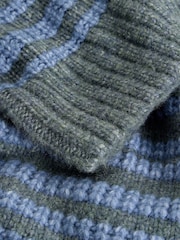 White Stuff Blue Stripe Crew Neck Jumper - Image 6 of 6