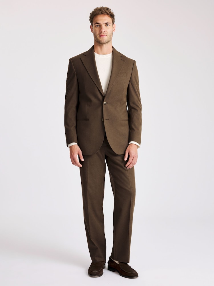 Relaxed Fit Chestnut Flannel Jacket - Image 2 of 4