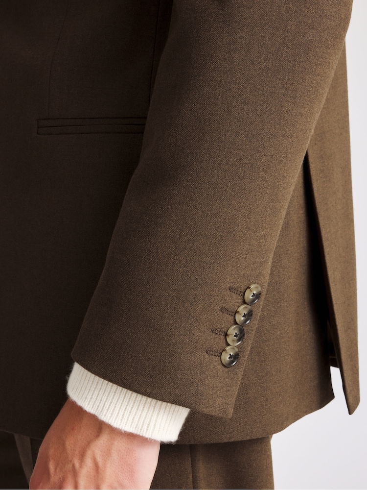 Relaxed Fit Chestnut Flannel Jacket - Image 4 of 4