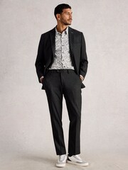 White Stuff Grey Wool Blend Trousers - Image 1 of 6