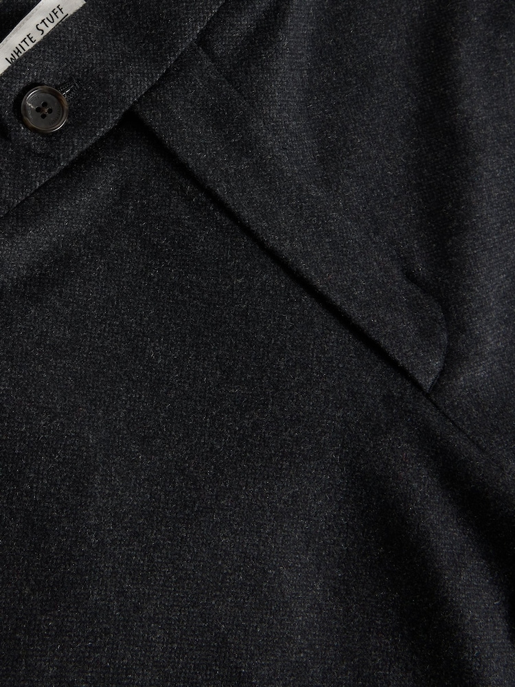 White Stuff Grey Wool Blend Trousers - Image 6 of 6