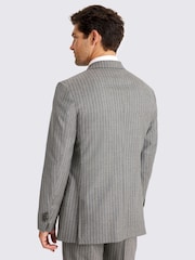 MOSS Italian Tailored Fit Grey Stripe Jacket - Image 3 of 5