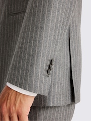 MOSS Italian Tailored Fit Grey Stripe Jacket - Image 4 of 5