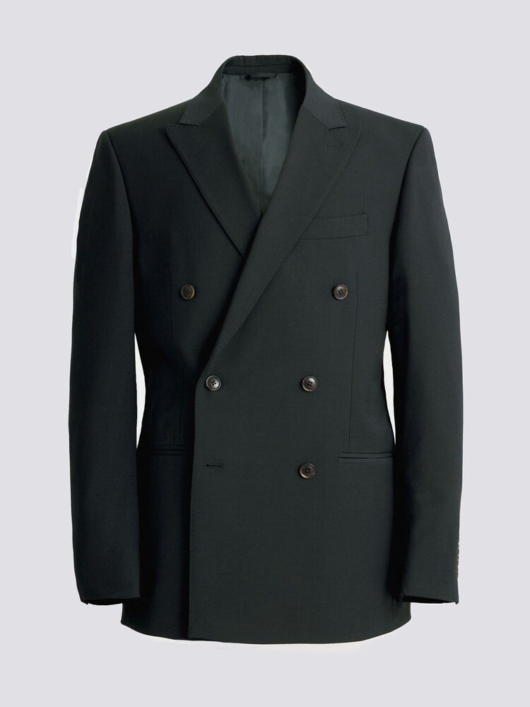 MOSS Dark Teal Tailored Fit Performance Suit Jacket - Image 5 of 5 MOSS Dark Teal Tailored Fit Performance Suit Jacket - Image 5 of 5