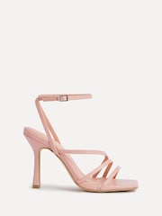 סנדלי עקב עם רצועות דגם Scarlett של Linzi עם רצועה בקרסול - תמונה 2 מתוך 5