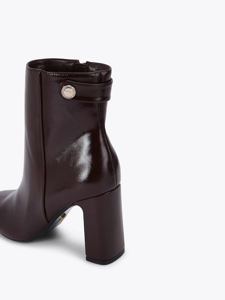 Carvela Red Ankle Boots - Image 5 of 5 Carvela Red Ankle Boots - Image 5 of 5