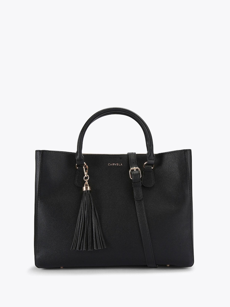 Carvela Black Como Large Tote Bag - Image 1 of 4 Carvela Black Como Large Tote Bag - Image 1 of 4