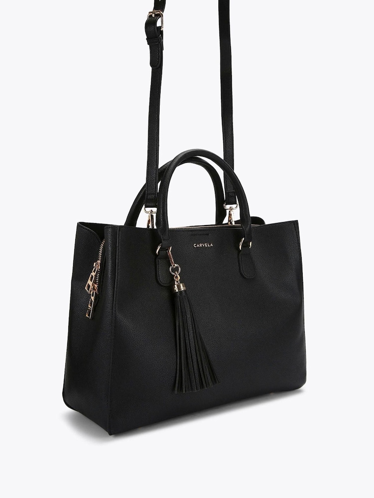 Carvela Black Como Large Tote Bag - Image 2 of 4 Carvela Black Como Large Tote Bag - Image 2 of 4