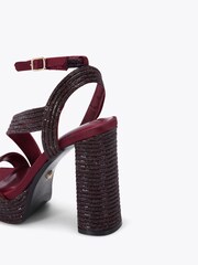 Vermelho - Carvela Sandálias Plataforma Gala - Imagem 3 de 4