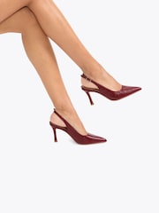 Carvela Red Carvela Red Corletta Sling Court Shoes - Image 1 of 5