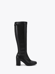 Carvela Black Strut Knee High Boots - Imagem 1 de 4